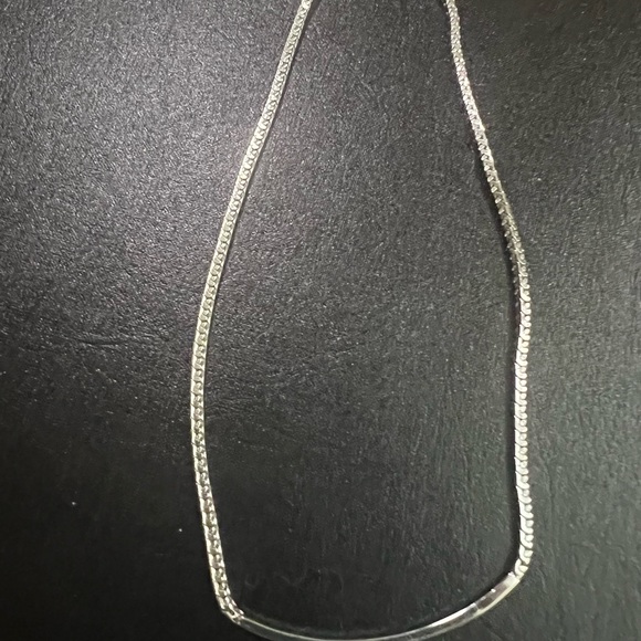 VTG Monet silver tone choker bar necklace - Picture 3 of 6